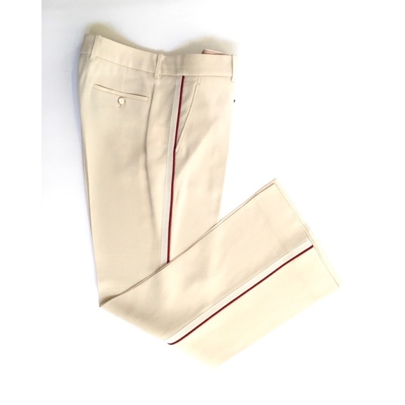 Gucci NWT Grosgrain-Trimmed Bootcut Pants. - Picture 7 of 7